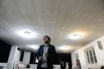 تمرین نمایش «ابوبکر محمدی, فاطمه محمدی» به نویسندگی و کارگردانی «جلال تجنگی»