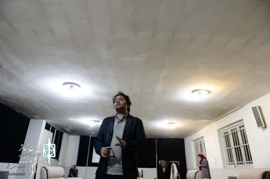 تمرین نمایش «ابوبکر محمدی, فاطمه محمدی» به نویسندگی و کارگردانی «جلال تجنگی»