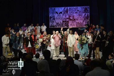 مراسم شب چراغ نمایش «بنگاه تئاترال»