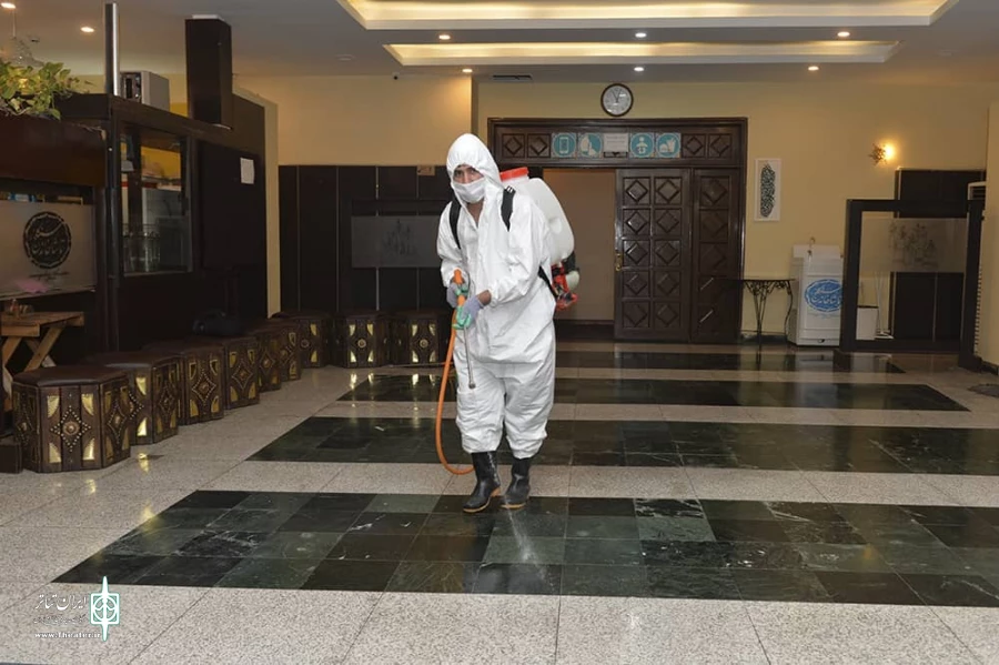 تماشاخانه سنگلج ضدعفونی شد 7