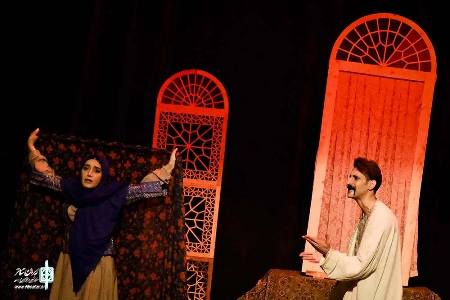 نمایش "مبارک و خاتون پرده نشین"