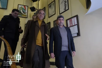 بازدید سیدضیا هاشمی و اتابک نادری