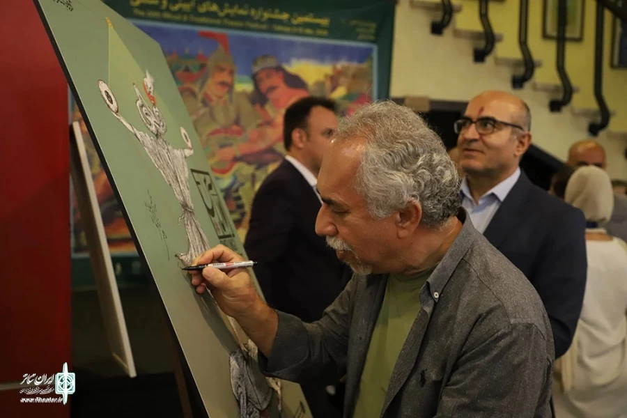 محمدعلی سجادی شمع شب چراغ «آماس» را افروخت
 3
